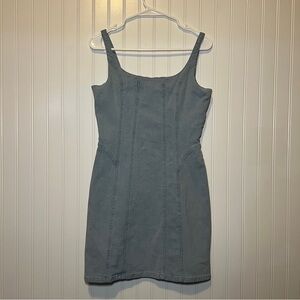 Light Wash Denim Mini Dress